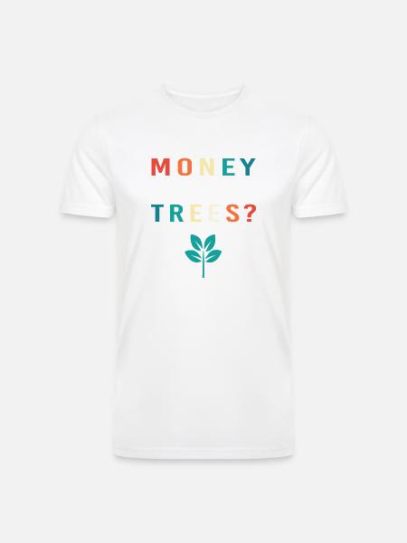 Business Finance Money Meme - Men’s Tri-Blend Organic T-Shirt - white
