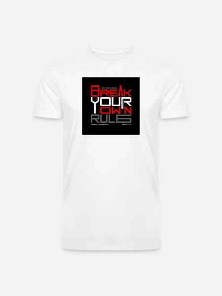 Break_the_limits-_Explosive_Action_Motivatt - Men’s Tri-Blend Organic T-Shirt - white