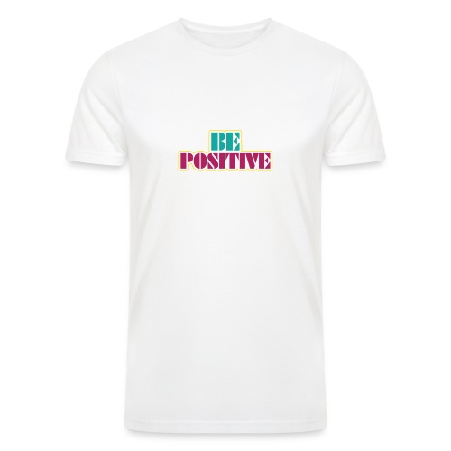 BE positive - Men’s Tri-Blend Organic T-Shirt