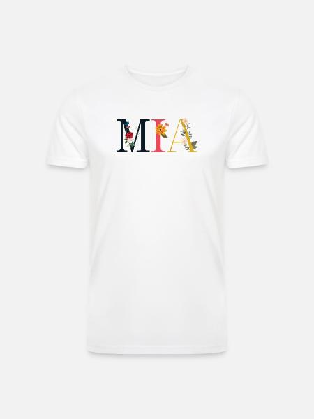 Mia - Men’s Tri-Blend Organic T-Shirt - white
