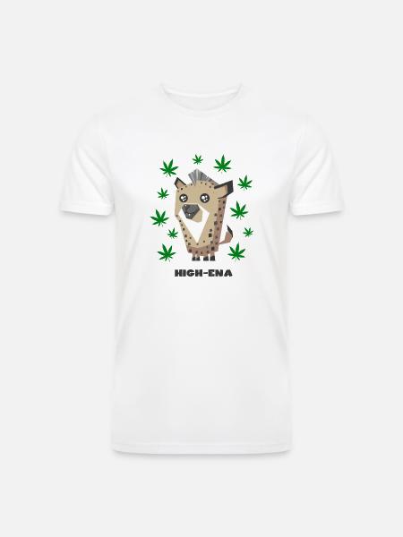 High Ena - Men’s Tri-Blend Organic T-Shirt - white