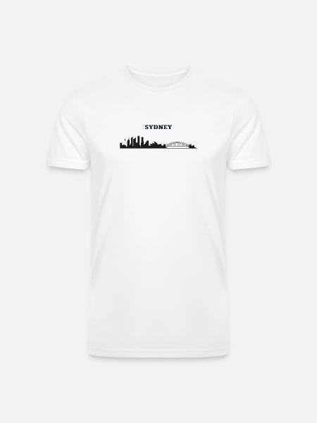 Sydney - Men’s Tri-Blend Organic T-Shirt - white