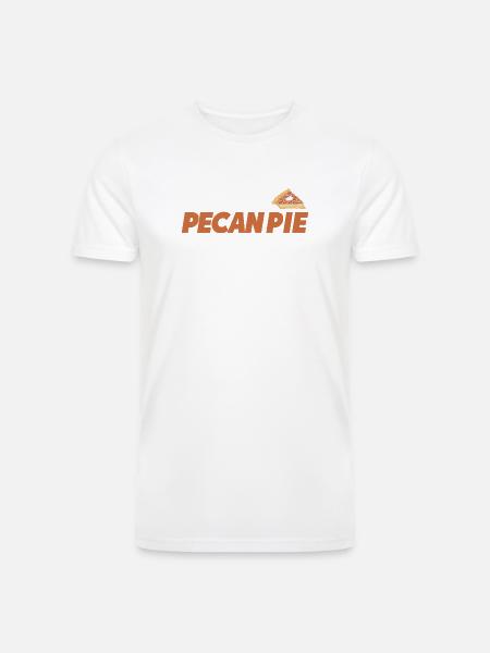 Pie Day Baking Pecan Pie - Men’s Tri-Blend Organic T-Shirt - white