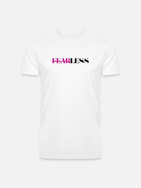 Fearless - Men’s Tri-Blend Organic T-Shirt - white