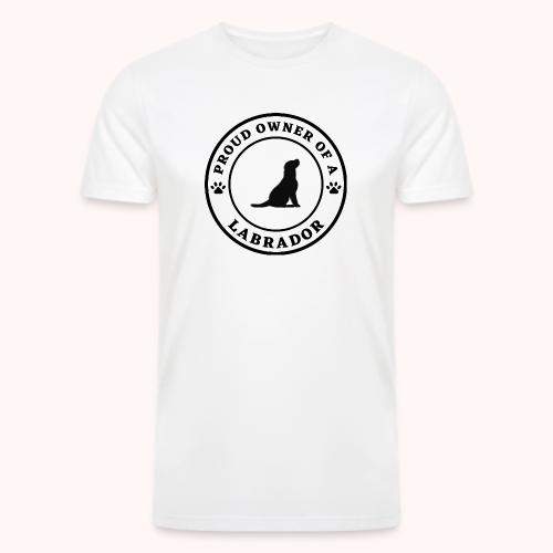 Proud owner of a labrador - Men’s Tri-Blend Organic T-Shirt