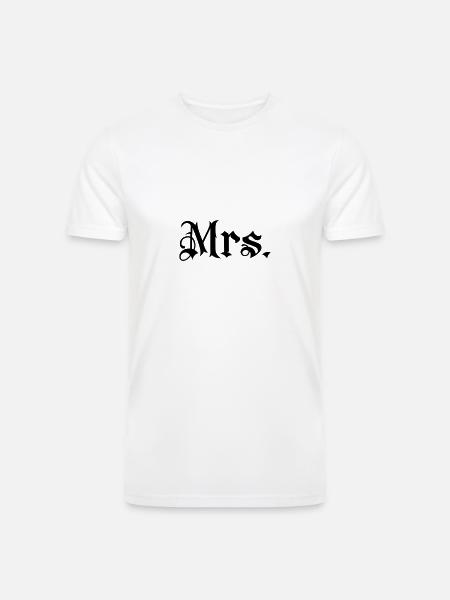 Gladditudes Mrs tattoo style - Men’s Tri-Blend Organic T-Shirt - white