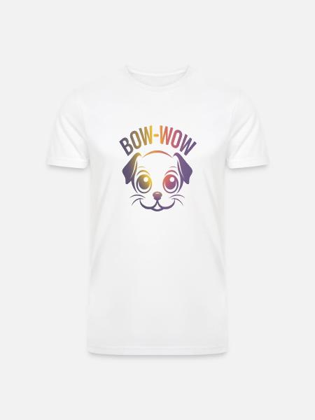 dog loyalty - Men’s Tri-Blend Organic T-Shirt - white