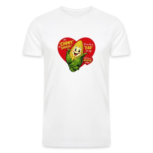 Corny Valentine T-Shirt - Men’s Tri-Blend Organic T-Shirt