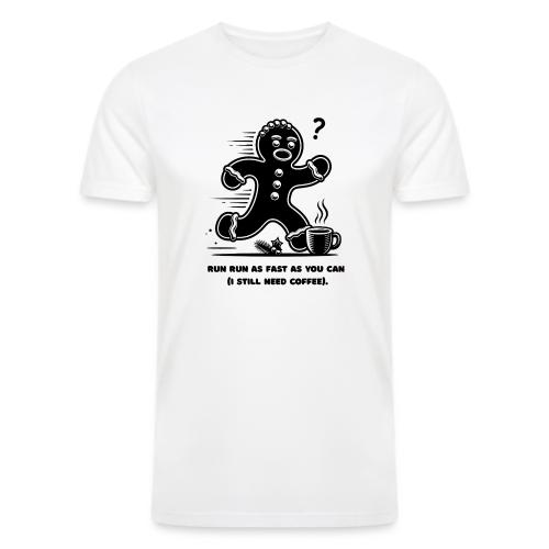 Gingerbread Man T-Shirt - Men’s Tri-Blend Organic T-Shirt
