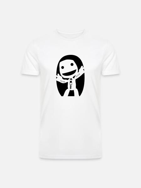 Little Big Planet - Men’s Tri-Blend Organic T-Shirt - white
