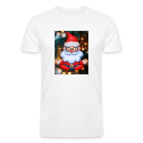 SANTA CLAUS MEDITATION - Men’s Tri-Blend Organic T-Shirt