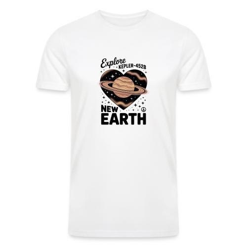 Explore Kepler-452b – New Earth Adventure - Men’s Tri-Blend Organic T-Shirt