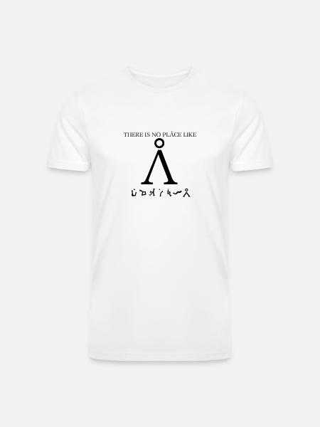 Stargate SG1 - There Is No Place Like Earth - Men’s Tri-Blend Organic T-Shirt - white
