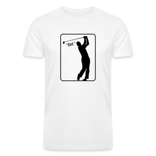 Golf Shot Shit. - Men’s Tri-Blend Organic T-Shirt