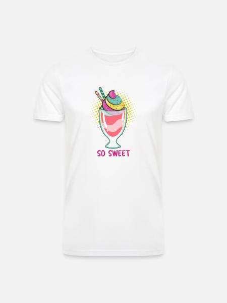 So sweet - Men’s Tri-Blend Organic T-Shirt - white