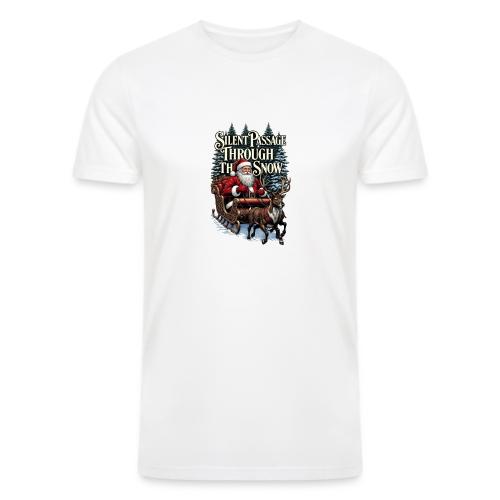 Nostalgic Santa T-Shirt - Men’s Tri-Blend Organic T-Shirt