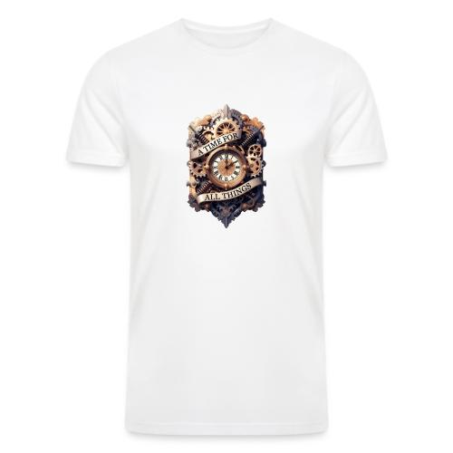 Ornate Clockwork T-Shirt - Men’s Tri-Blend Organic T-Shirt
