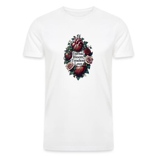 Eternal Bloom Timeless Love Entwined Hearts T-Shir - Men’s Tri-Blend Organic T-Shirt