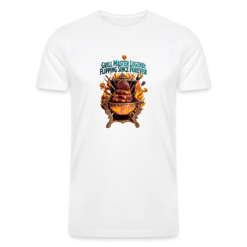 Grill Master Legend T Shirt - Men’s Tri-Blend Organic T-Shirt