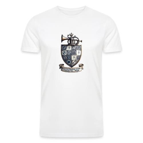 Selective Hearing Expert Crest T Shirt - Men’s Tri-Blend Organic T-Shirt