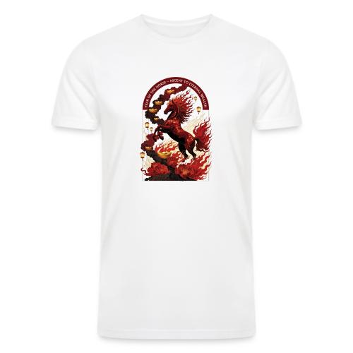 Year of the Horse Rise T Shirt,Lunar New Year Gift - Men’s Tri-Blend Organic T-Shirt