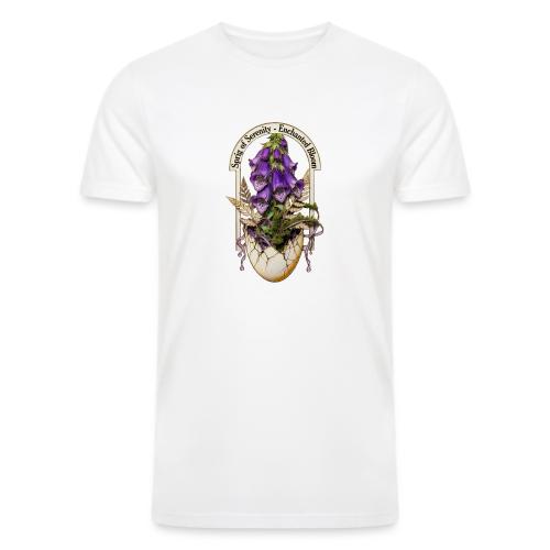 Spring Serenity Foxglove Tee, Easter Gift for wife - Men’s Tri-Blend Organic T-Shirt