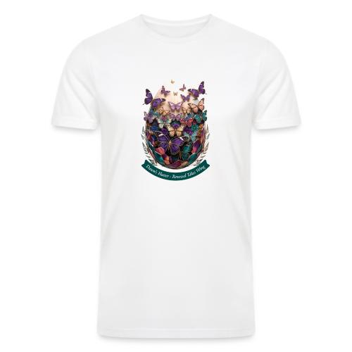 Easter Dawn's Flutter Butterfly T Shirt, Gift - Men’s Tri-Blend Organic T-Shirt