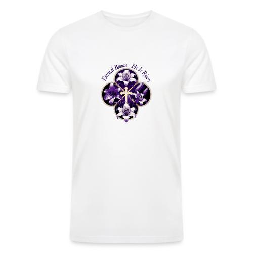 Easter Eternal Bloom Lily Crown T Shirt, Gift - Men’s Tri-Blend Organic T-Shirt