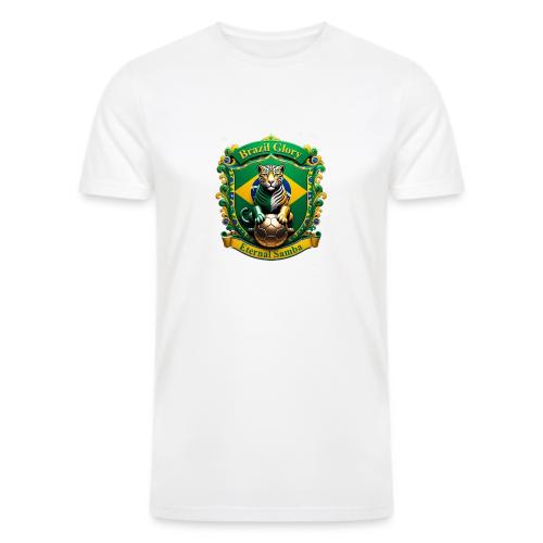 Brazil Jaguar Glory Tee, Brazilian Pride Gift - Men’s Tri-Blend Organic T-Shirt
