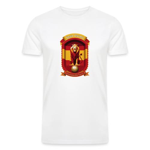 Spain Lion Victory T-Shirt, Flag Pride Crest Gift - Men’s Tri-Blend Organic T-Shirt