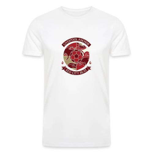 Liverpool Anchor T Shirt, Soccer City Pride Gift - Men’s Tri-Blend Organic T-Shirt