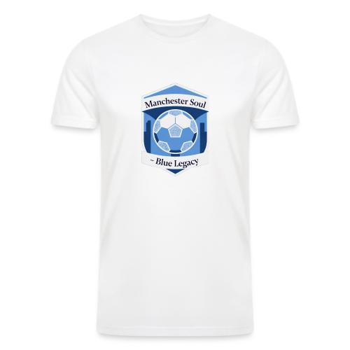 Manchester Soul Soccer City Emblem T Shirt, Gift - Men’s Tri-Blend Organic T-Shirt
