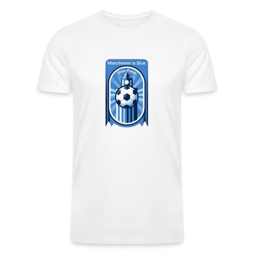Manchester is Blue Soccer City T Shirt, Apparel - Men’s Tri-Blend Organic T-Shirt