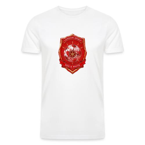 London is Red T Shirt, Football City Pride Gift - Men’s Tri-Blend Organic T-Shirt