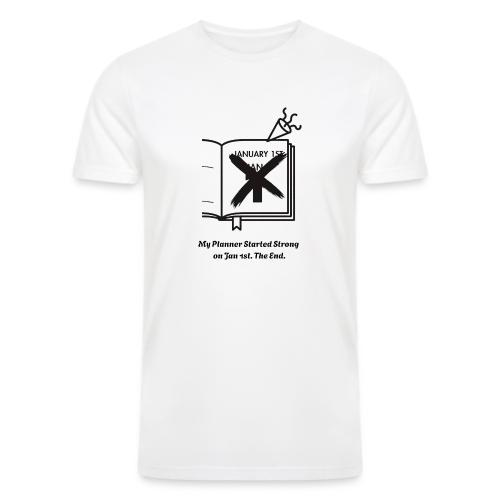Jan 1st T-Shirt | Sarcastic New Year's - Men’s Tri-Blend Organic T-Shirt