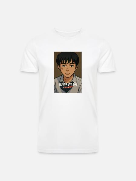 Weak hero - Men’s Tri-Blend Organic T-Shirt - white