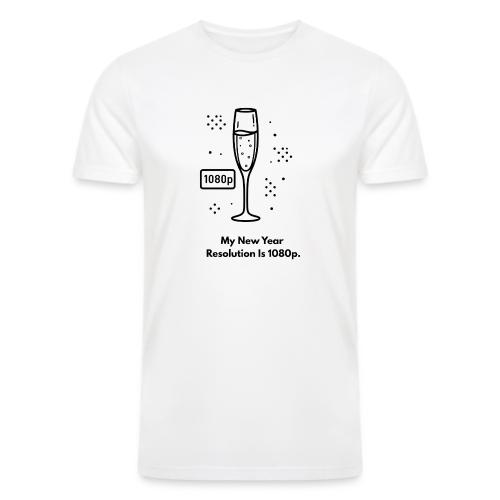 My New Year Resolution Is 1080p T-Shirt - Men’s Tri-Blend Organic T-Shirt