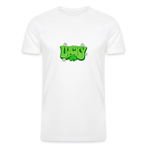 Lucky 70s Retro T-Shirt - Men’s Tri-Blend Organic T-Shirt