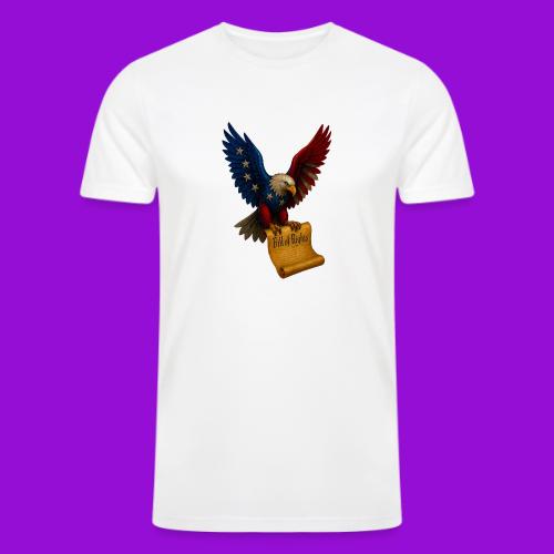 Bill of Rights Bald Eagle - Men’s Tri-Blend Organic T-Shirt