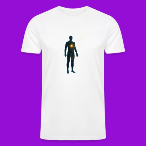 Glowing Chest Personl - Men’s Tri-Blend Organic T-Shirt