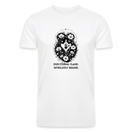 Eternal Flame of Embrace T-Shirt - Men’s Tri-Blend Organic T-Shirt