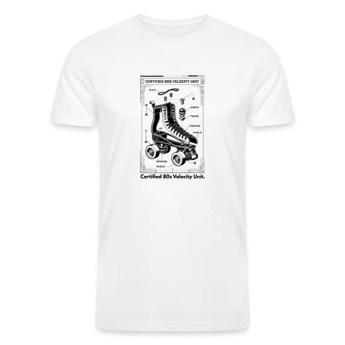 Retro Roller Skate T-Shirt - Men’s Tri-Blend Organic T-Shirt