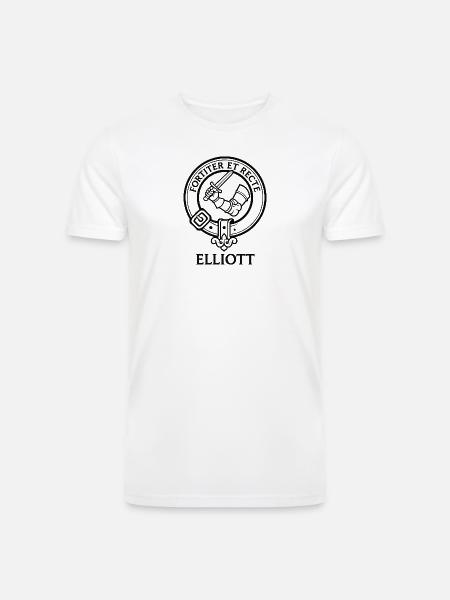 Knight Dagger Crest - Men’s Tri-Blend Organic T-Shirt - white
