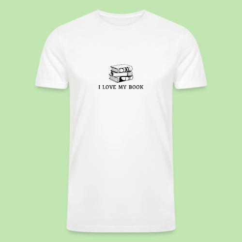 I love my book t-shirt - Men’s Tri-Blend Organic T-Shirt