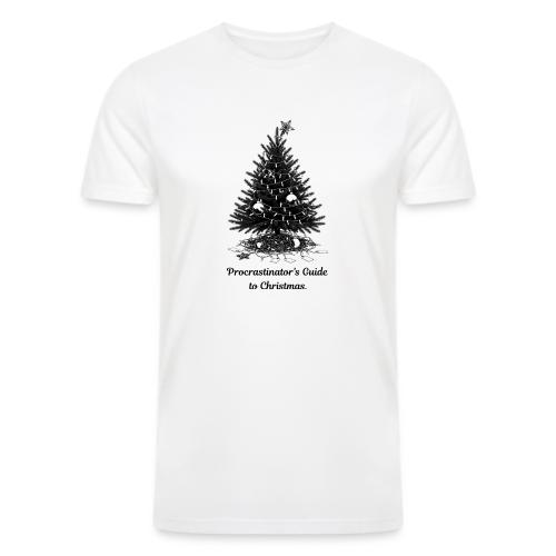 Procrastinator's Guide Christmas T-Shirt - Men’s Tri-Blend Organic T-Shirt