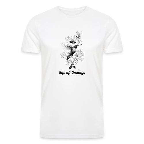 Hummingbird T-Shirt, Honeysuckle Vine - Men’s Tri-Blend Organic T-Shirt