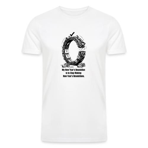The Resolution Loop - Sarcastic New Year's T-Shirt - Men’s Tri-Blend Organic T-Shirt