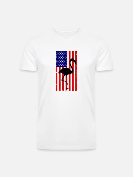 4th Of July - Men’s Tri-Blend Organic T-Shirt - white