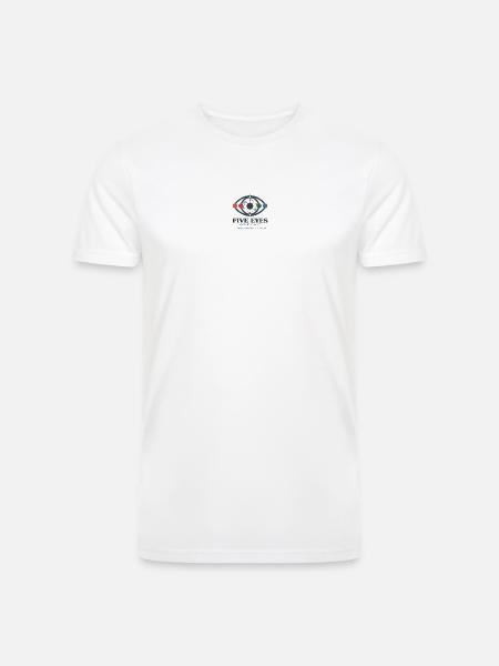 five eyes - Men’s Tri-Blend Organic T-Shirt - white