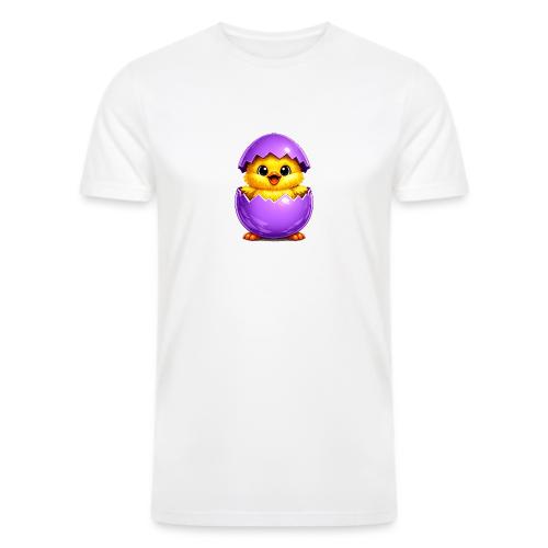 Easter Chick Purple - Men’s Tri-Blend Organic T-Shirt